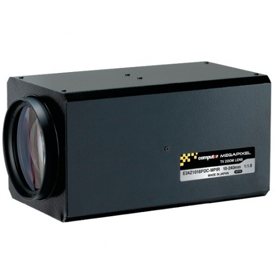 E24Z1018PDC-MPIR Computar 1/1.8" C-Mount 10-240mm F/1.8 3 Megapixel IR-corrected Preset DC Auto Iris Zoom Lens E24Z1018PDC-MPIR Computar 1/1.8" C-Mount 10-240mm F/1.8 3 Megapixel IR-corrected Preset DC Auto Iris Zoom Lens