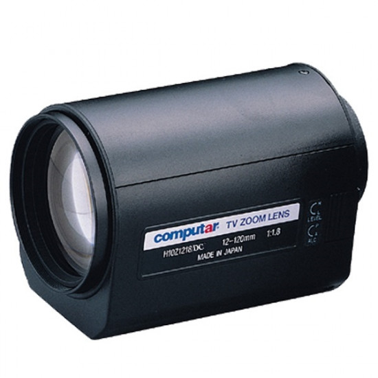 H10Z1218DC Computar 1/2" CS-Mount Motorized Zoom 12-120mm F/1.8 DC Auto Iris Lens