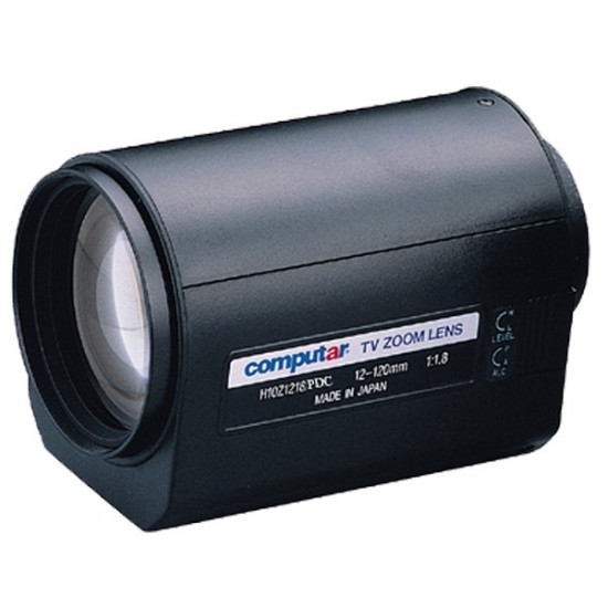 H10Z1218PDC Computar 1/2" CS-Mount Motorized Zoom 12-120mm F/1.8 DC Auto Iris Lens H10Z1218PDC Computar 1/2" CS-Mount Motorized Zoom 12-120mm F/1.8 DC Auto Iris Lens