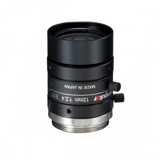 M1224-MPW2 Computar C-Mount 12mm F/2.4 5 Mega-Pixel Ultra Low Distortion Lens M1224-MPW2 Computar C-Mount 12mm F/2.4 5 Mega-Pixel Ultra Low Distortion Lens