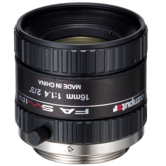 M1614-SW Computar 2/3" C-Mount 16mm F/1.4 Manual Iris Lens M1614-SW Computar 2/3" C-Mount 16mm F/1.4 Manual Iris Lens