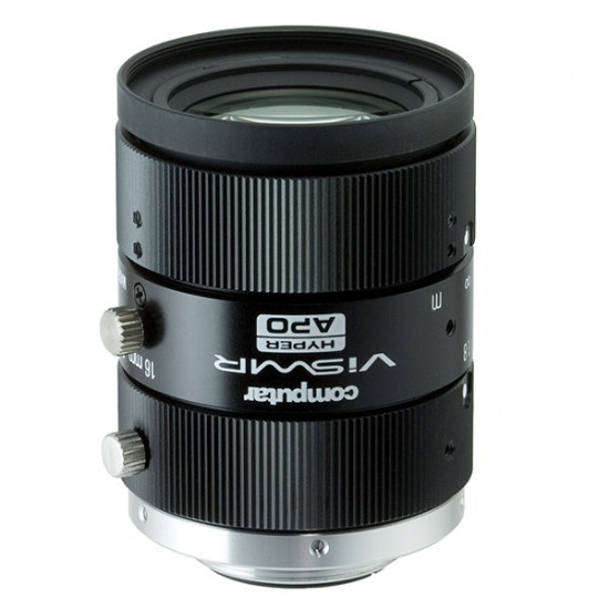 M1618-APVSW Computar 2/3" C-Mount 16mm F/1.8 Manual Iris SWIR Lens M1618-APVSW Computar 2/3" C-Mount 16mm F/1.8 Manual Iris SWIR Lens