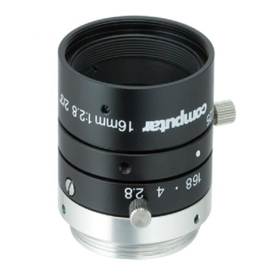 M1628-MPW3 Computar 2/3" C-Mount 16mm F2.8 8MP Fixed Iris Lens M1628-MPW3 Computar 2/3" C-Mount 16mm F2.8 8MP Fixed Iris Lens