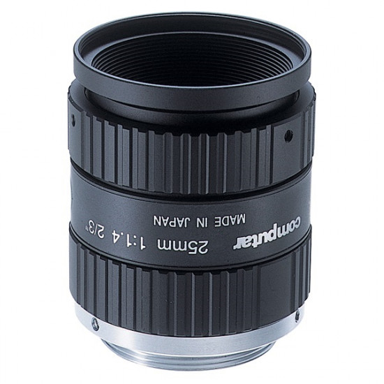 M2514-MP2 Computar 2/3" C-Mount 25mm F/1.4 1.5 Mega-Pixel Locking Iris Lens M2514-MP2 Computar 2/3" C-Mount 25mm F/1.4 1.5 Mega-Pixel Locking Iris Lens