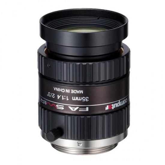 M3514-SW Computar 2/3" C-Mount 35mm F/1.4 Manual Iris Lens