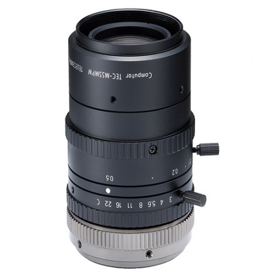 TEC-M55MPW Computar 2/3" C-Mount 55mm 5 Mega-Pixel Telecentric Manual Iris Lens