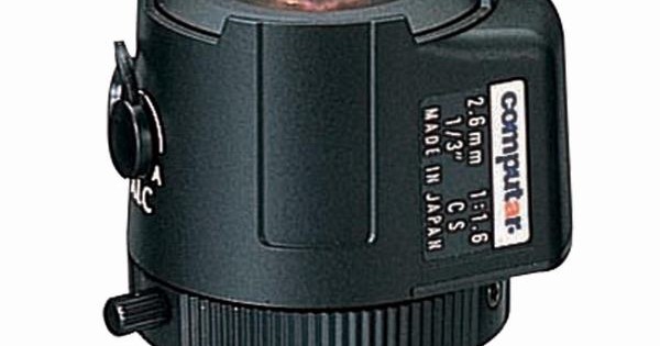 Computar 2.6mm 1:1.6 1/3" CS CCTV Camera Lens 