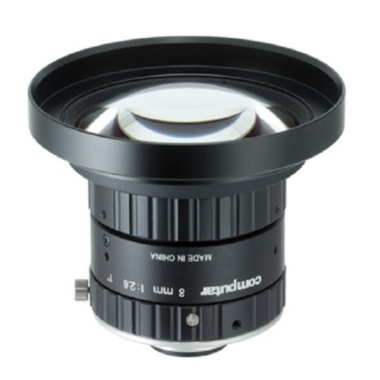 V0826-MPZ Computer 1" 8mm F2.6, 10 Megapixel Ultra Low Distortion Lens V0826-MPZ Computer 1" 8mm F2.6, 10 Megapixel Ultra Low Distortion Lens