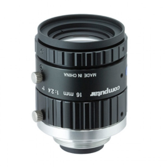 V1624-MPZ Computer 1" 16mm F2.4 10 Megapixel Ultra Low Distortion Lens