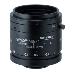 V5014-MP Computar 1" C-Mount 50mm F/1.4 2 Mega-Pixel Ultra Low Distortion Manual Iris Lens