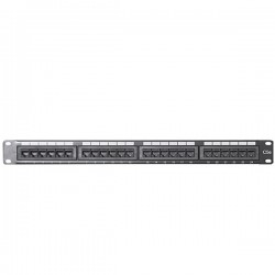 CAT 5E Patch Panel 24 Port 1U Rack Mount