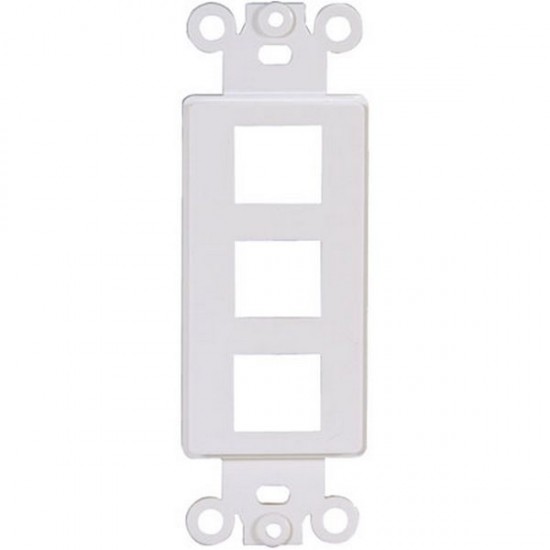20-5163 3 Keystone Insert Decor Plate - Ivory