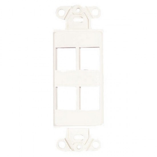20-5173 4 Keystone Insert Decor Plate - Ivory