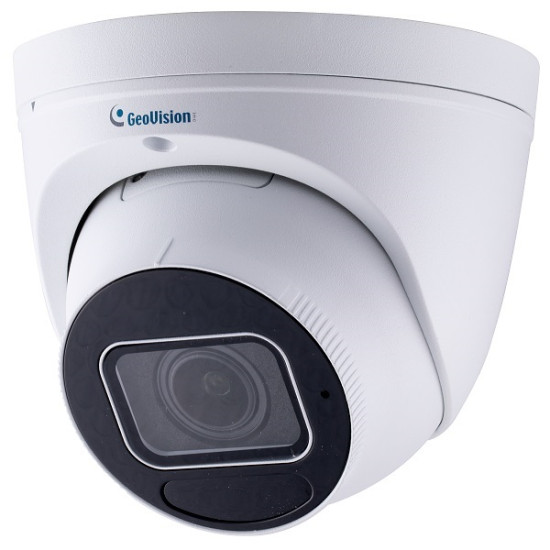 GV-EBD4813 Geovision 2.7~13.5mm Motorized 30FPS @ 4MP Outdoor IR Day/Night WDR Eyeball IP Security Camera 12VDC/PoE
