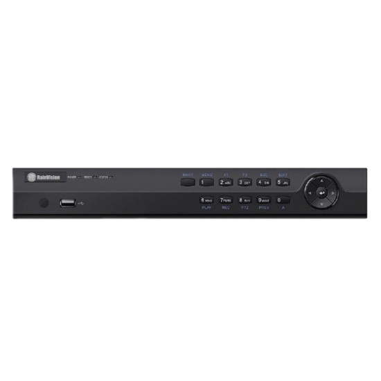 HNVR16P16/3TB Rainvision 16 Channel at 4K (2160p) NVR 160Mbps Max Throughput - 3TB w/ Built-in 16 Port PoE