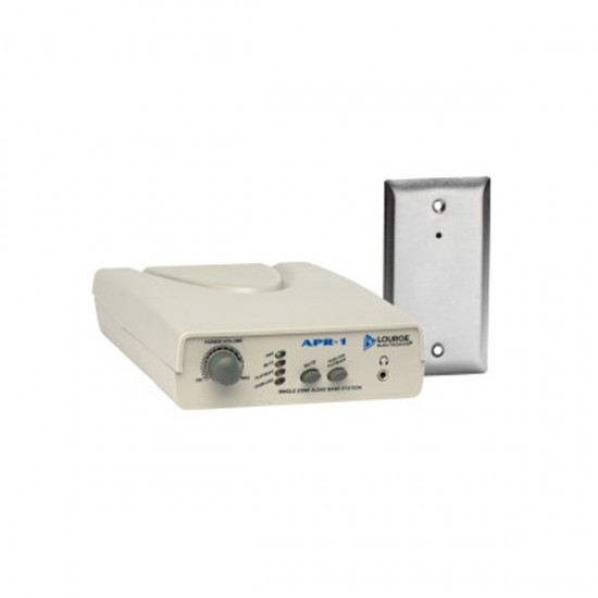 LE-016 Louroe ASK-4 #102 Single Zone Base Station w/Verifact D Microphone