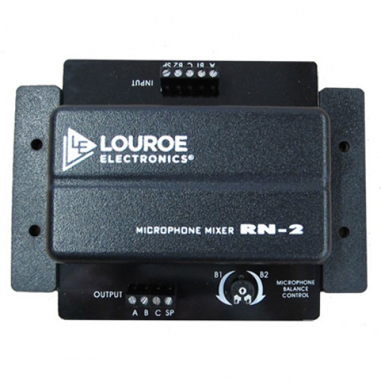 LE-110 Louroe RN-2 2 Microphone Audio Mixer