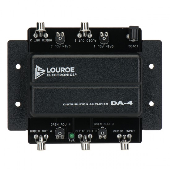 LE-224 Louroe DA-4 4 Zone Distribution Amplifier LE-224 Louroe DA-4 4 Zone Distribution Amplifier