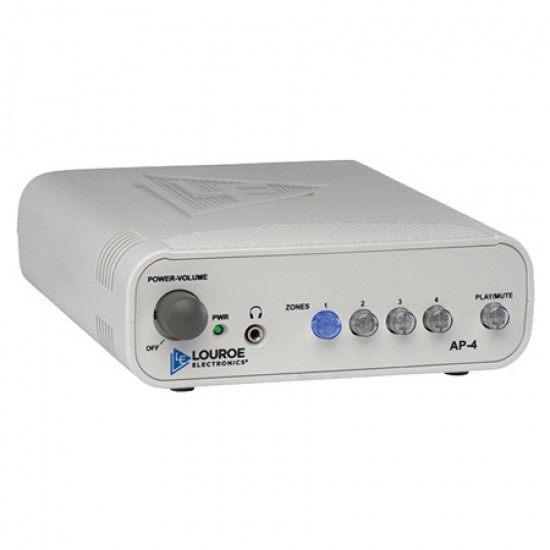 LE-434 Louroe AP-4 4 Zone Audio Monitoring Base Station