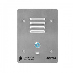 LE-530 Louroe Electronics AOP530 Full Duplex Speakerphone with Blue Illuminated Pushbutton LE-530 Louroe Electronics AOP530 Full Duplex Speakerphone with Blue Illuminated Pushbutton