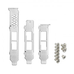 BRKT-QXG-10G2T QNAP Full-Height/Low-Profile/Flat Brackets for Dual-Port RJ45 NIC