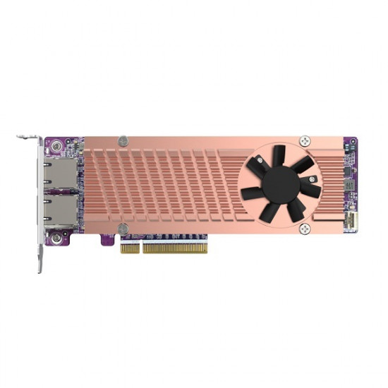 QM2-2P410G2T QNAP 2 x M.2 PCIe Gen4 NVMe SSD & 2 x 10GbE Ports Expansion Cards