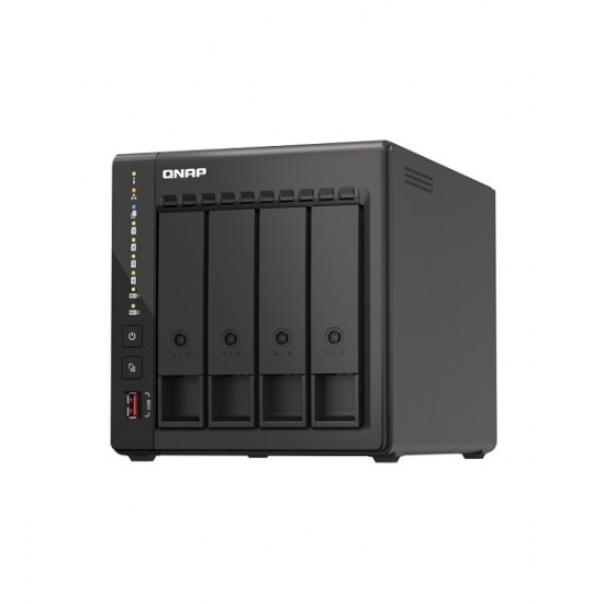 TS-453E-8G-US QNAP 4-Bay Desktop NAS 2.6 GHz Intel Celeron J6412 4-core/4-thread 8GB RAM - No HDD