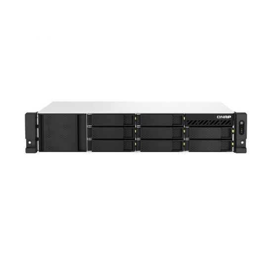 TS-873AeU-4G-US QNAP 8-Bay Rackmount NAS/iSCSI/IP-SAN 2.2 GHz AMD Ryzen Embedded V1500B 4-core 4GB RAM - No HDD