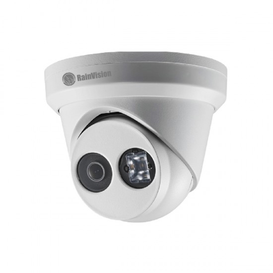 IPHEBX8-4-W Rainvision 4mm 15FPS @ 8MP (4K) Outdoor IR WDR Day/Night Eyeball IP Security Camera 12VDC/PoE - White