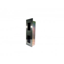 BU-50F takex Flush Mount Kit (1Piece) Stainless, for Quad Beams, PB-IN100AT, PB-100ST