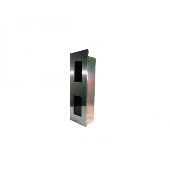 BU-50F takex Flush Mount Kit (1Piece) Stainless, for Quad Beams, PB-IN100AT, PB-100ST