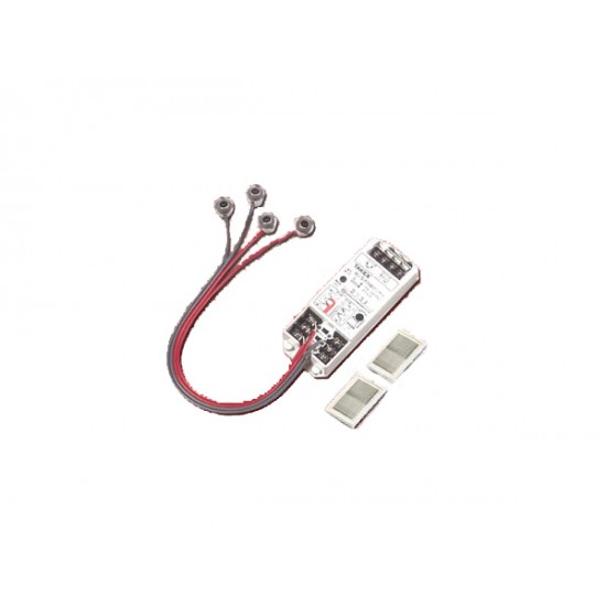 PB-4RTNS TAKEX 13' Indoor/Outdoor Twin Miniature Reflective Beam, Selectable Relay Output N/O N/C, 10 to 30VDC