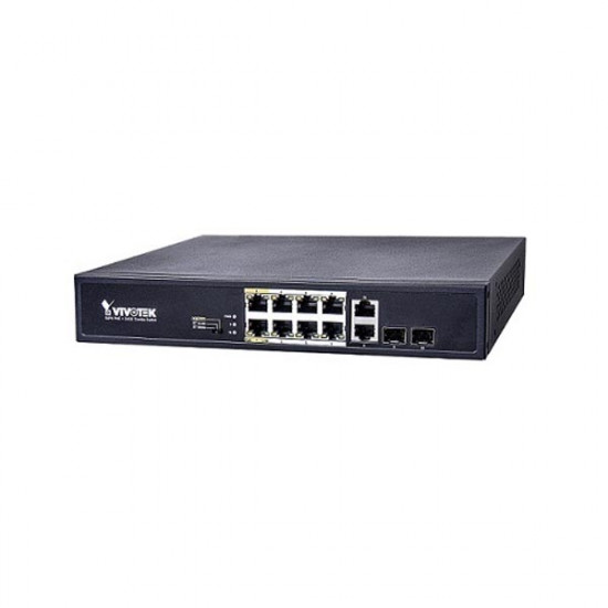 AW-FGT-100D-120 Vivotek Unmanaged 8xFE PoE + 2xGE Combo Switch