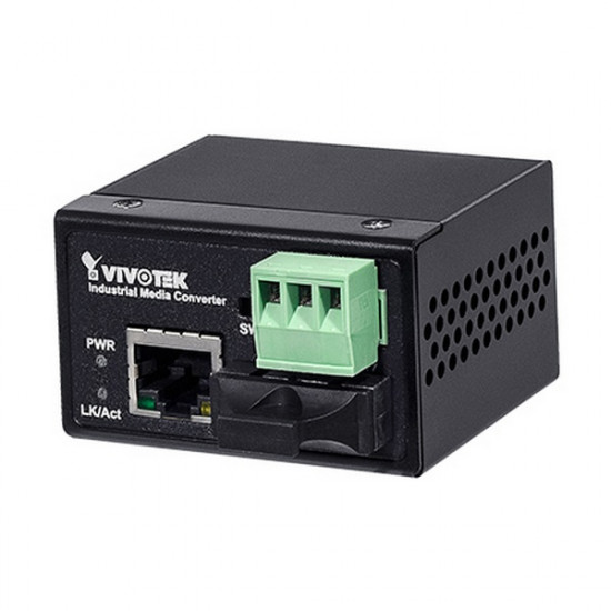 AW-IHS-0201 Vivotek Industrial FE Media Converter SC Single-Mode Fiber 30KM