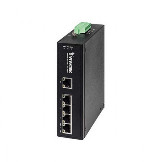 AW-IHT-0501 Vivotek Industrial 4 Port PoE + 1xFE SC Multi-Mode 2KM Switch AW-IHT-0501 Vivotek Industrial 4 Port PoE + 1xFE SC Multi-Mode 2KM Switch