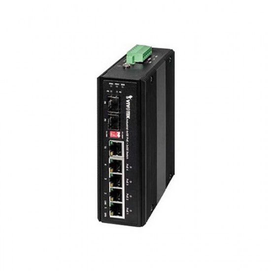 AW-IHT-0601 Vivotek Industrial 4 Port PoE + 1xGE Combo SFP + 1xGE SFP Switch