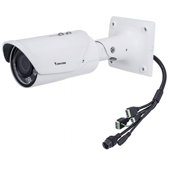 IB9367-HT Vivotek 2.8~12mm Varifocal 30FPS @ 1080p Outdoor IR Day/Night WDR Bullet IP Security Camera 12VDC/POE