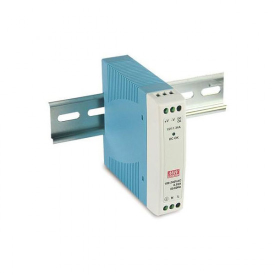 MDR-10-12 Vivotek 10W Single Output Industrial DIN Rail Power Supply 12VDC