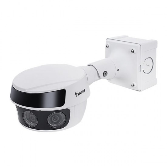 MS9321-EHV-V2 Vivotek Multi-Sensor 3.8mm 30FPS @ 20MP Outdoor IR Day/Night WDR Panoramic IP Security Camera 24VAC/PoE