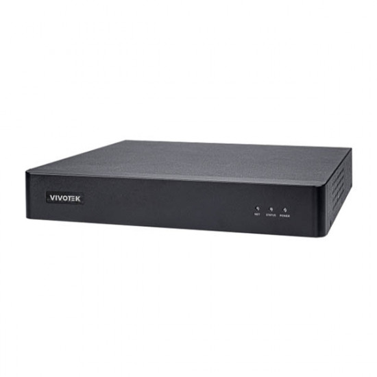 ND9213P Vivotek 4 Channel NVR 64Mbps Max Throughput - No HDD w/ Built in 4 Port PoE